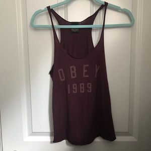 Obey Racerback Maroon